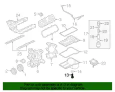 Пробка поддона сливная 8C3Z-6730-A FORD