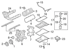 Пробка поддона сливная 8C3Z-6730-A FORD