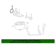  ПРОКЛАДКА МАСЛЯНОГО АДАПТЕРА (3L2Z6L621AA) FORD
