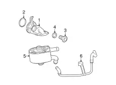  ПРОКЛАДКА МАСЛЯНОГО АДАПТЕРА (3L2Z6L621AA) FORD