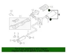 Изолятор глушителя BE8Z-5A262-B FORD
