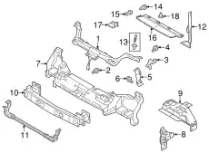 Крепеж W503931-S442 FORD