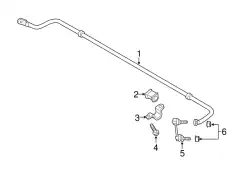 CLAMP - RUBBER BUSH DG9Z-5B484-A FORD