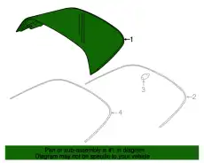 Заднее стекло 99154521111 PORSCHE