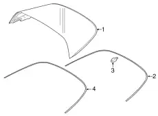 Заднее стекло 99154521111 PORSCHE