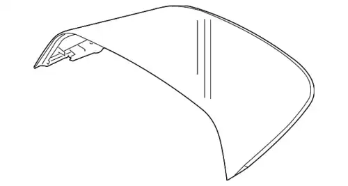 Заднее стекло 99154521111 PORSCHE