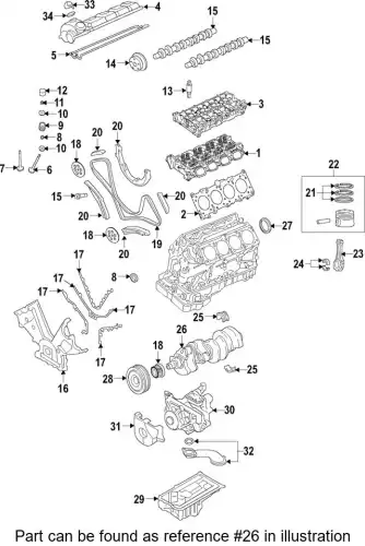Коленчатый вал 94810201105 PORSCHE