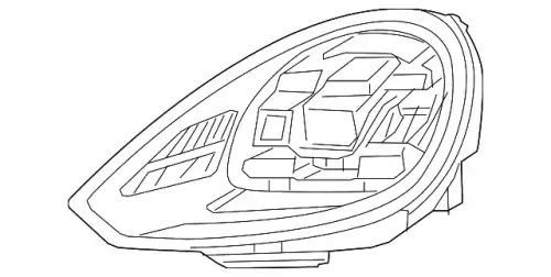 Фара PORSCHE 95863128141