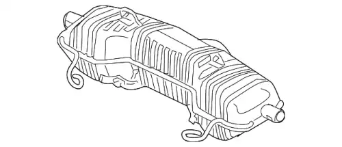 Глушитель 99611115101 PORSCHE