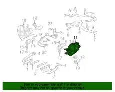 Глушитель 99611112291 PORSCHE