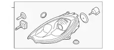 Фара PORSCHE 95B941029CP