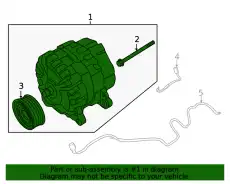 Генератор PORSCHE 9A260301800