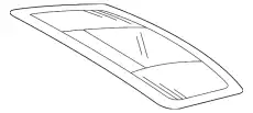 Заднее стекло 97054511158 PORSCHE