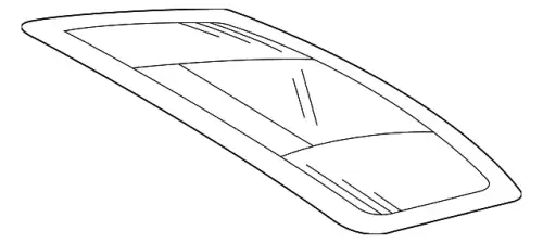 Заднее стекло 97054511158 PORSCHE