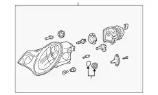 Фара PORSCHE 99663105651