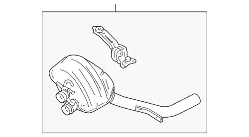 Задний глушитель 97011191194 PORSCHE