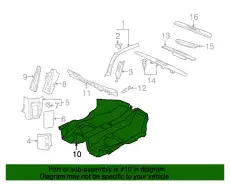 Коврики в салон PORSCHE 99755101108FLW