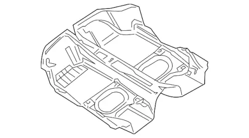 Коврики в салон PORSCHE 98655101102FAP
