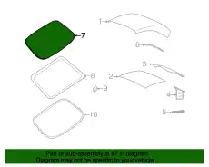Уплотнитель заднего стекла 99756197900 PORSCHE