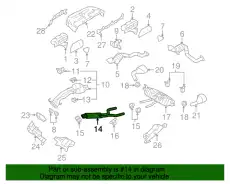 Передний глушитель 95511109630 PORSCHE