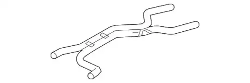Передний глушитель 95511109640 PORSCHE