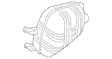 Глушитель 99711142204 PORSCHE