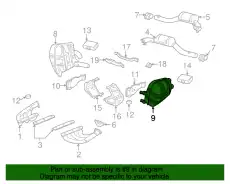 Глушитель 99711142204 PORSCHE