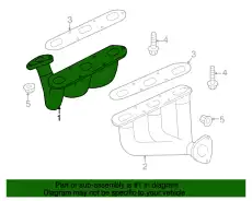 Коллектор выпускной PORSCHE 99611110240