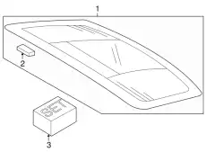 Заднее стекло 97054511155 PORSCHE