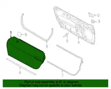 Корпус двери, грунтованная 98153191205GRV PORSCHE