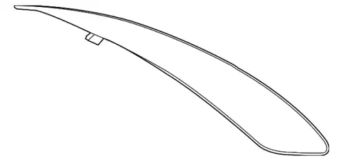 Заднее стекло 95B845051AA PORSCHE