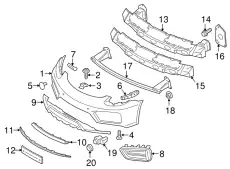 Облицовка 98150501151 PORSCHE