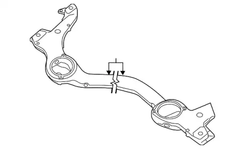 Кронштейн опоры двигателя 95837530940 PORSCHE