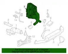 Глушитель 99711131231 PORSCHE