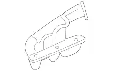 Коллектор выпускной PORSCHE 99711110500