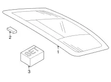 Заднее стекло 97054511136 PORSCHE