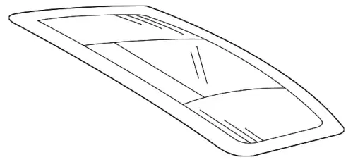 Заднее стекло 97054511136 PORSCHE