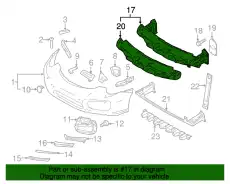 Кронштейн бампера 99150512103 PORSCHE