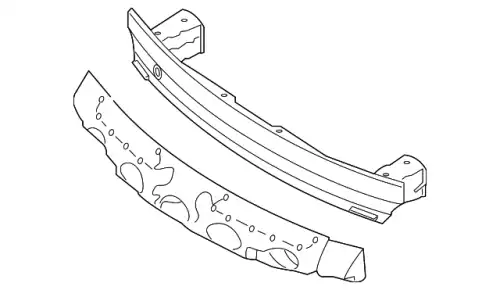 Кронштейн бампера 98150512180 PORSCHE
