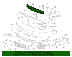 Кронштейн бампера 99650501103 PORSCHE
