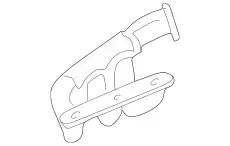 Коллектор выпускной PORSCHE 99611110252
