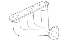Коллектор выпускной PORSCHE 99611110153