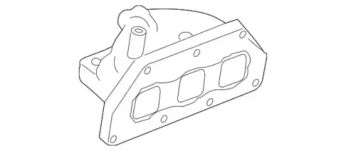 Коллектор выпускной PORSCHE 95511101800