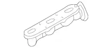 Коллектор выпускной PORSCHE 99611110206