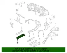 Коллектор выпускной PORSCHE 99611110206
