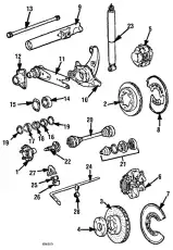 Рычаг подвески PORSCHE 91133300905