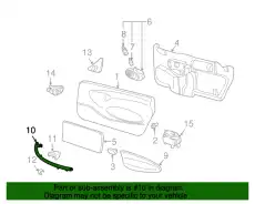 Ручка двери PORSCHE 98655535205ESK