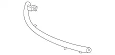 Ручка двери PORSCHE 98655535105ESK
