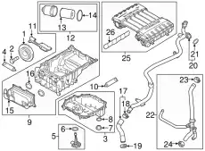 Коллектор выпускной PORSCHE 95511000601
