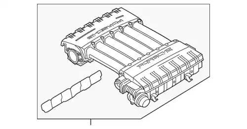 Коллектор выпускной PORSCHE 95511000601